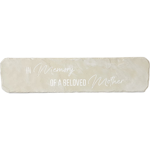 pavilion gift company Beloved Mother 16" x 3.75" Garden Stone