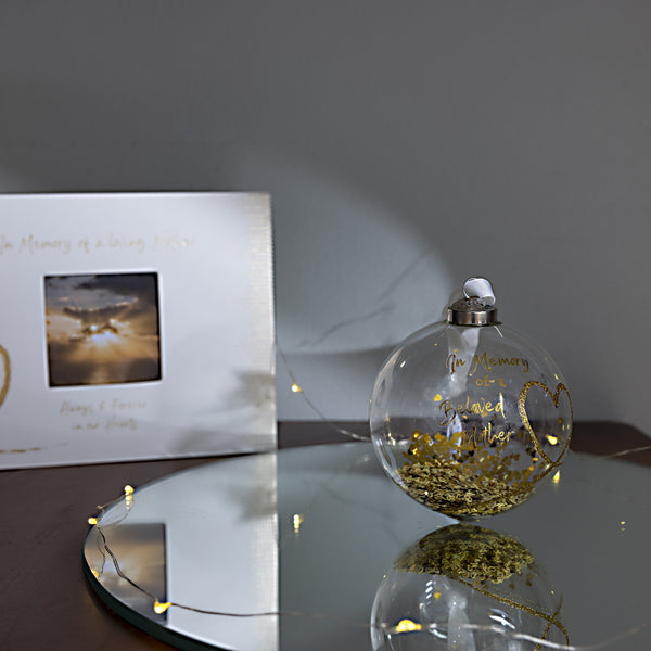 Pavilion Gift Company Beloved Mother 4" Glass Ornament