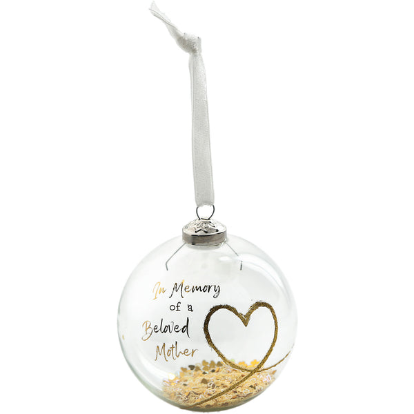 pavilion gift company Beloved Mother 4" Glass Ornament