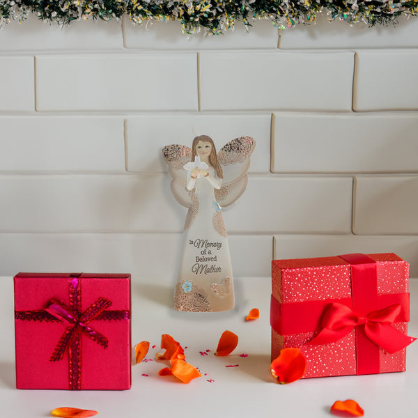 Pavilion Gift Company Beloved Mother 5.5" Angel Holding Dove