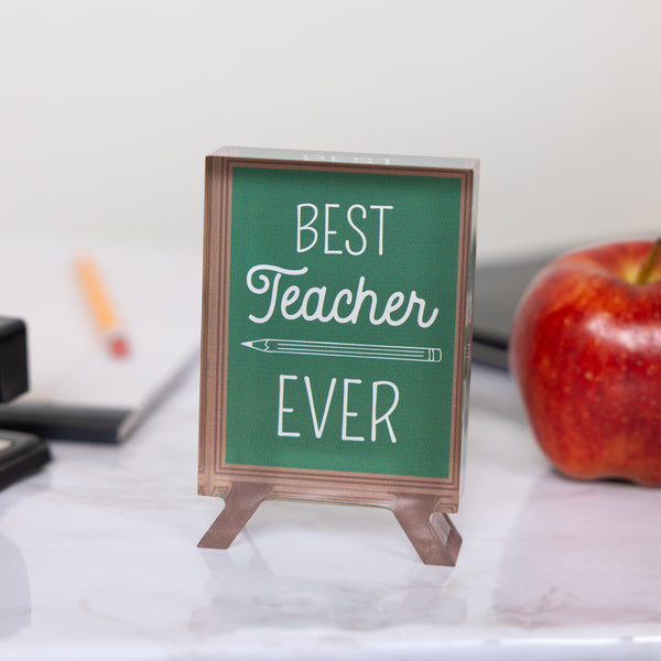 Pavilion Gift Company Best 4" Acrylic Chalkboard Plaque