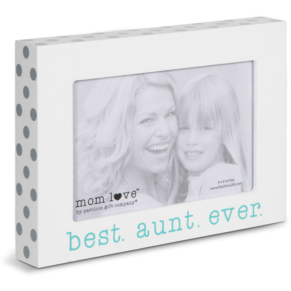 pavilion gift company Best Aunt 7.5" x 5.5" Frame (Holds 4" x 6" Photo)