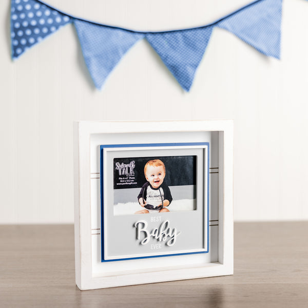 Pavilion Gift Company Best Baby 10" Frame (Holds 6" X 4" Photo)