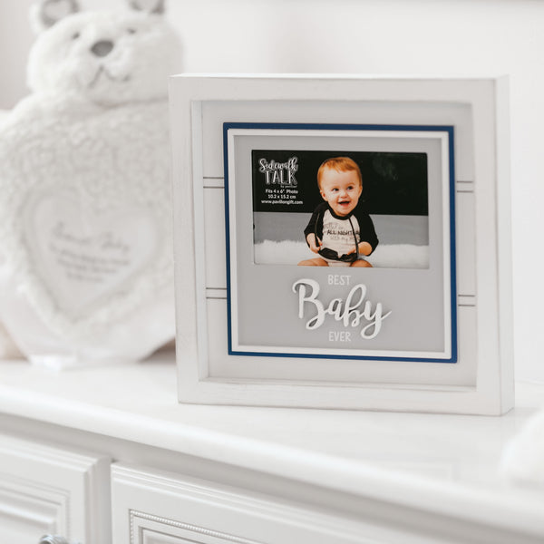 Pavilion Gift Company Best Baby 10" Frame (Holds 6" X 4" Photo)