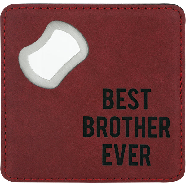pavilion gift company Best Brother 4" x 4" Bottle Opener Coaster