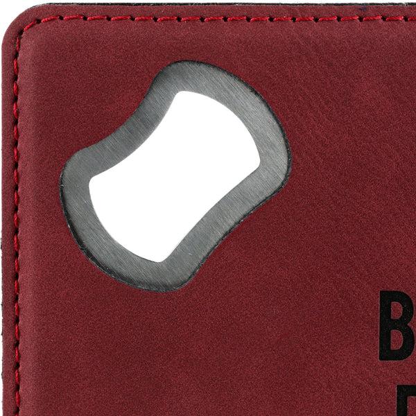 Pavilion Gift Company Best Dad 4" X 4" Bottle Opener Coaster