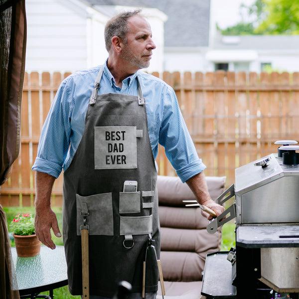 Pavilion Gift Company Best Dad Canvas Grilling Apron