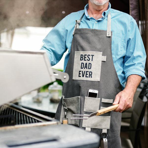 Pavilion Gift Company Best Dad Canvas Grilling Apron