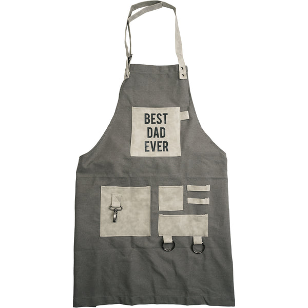 Pavilion Gift Company Best Dad Canvas Grilling Apron