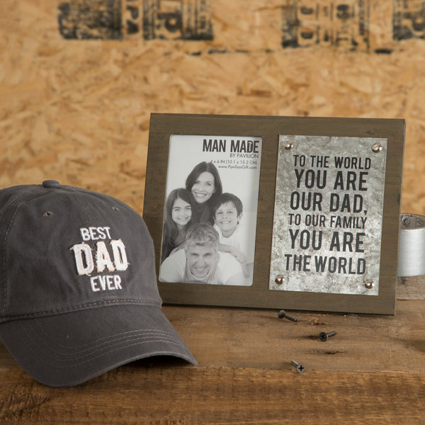 Pavilion Gift Company Best Dad Dark Gray Adjustable Hat