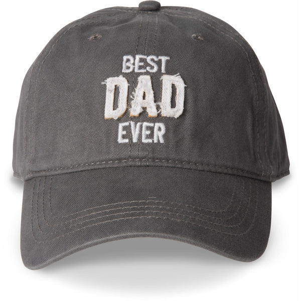 pavilion gift company Best Dad Dark Gray Adjustable Hat