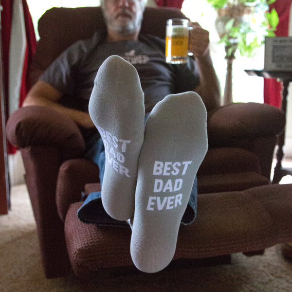 Pavilion Gift Company Best Dad Men's Cotton Blend Sock