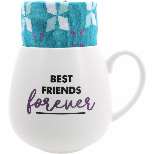pavilion gift company Best Friends 15.5 oz Mug and Sock Set
