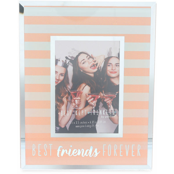 pavilion gift company Best Friends 4.75" X 6" Frame (Holds 2.5" X 3.5" Photo)