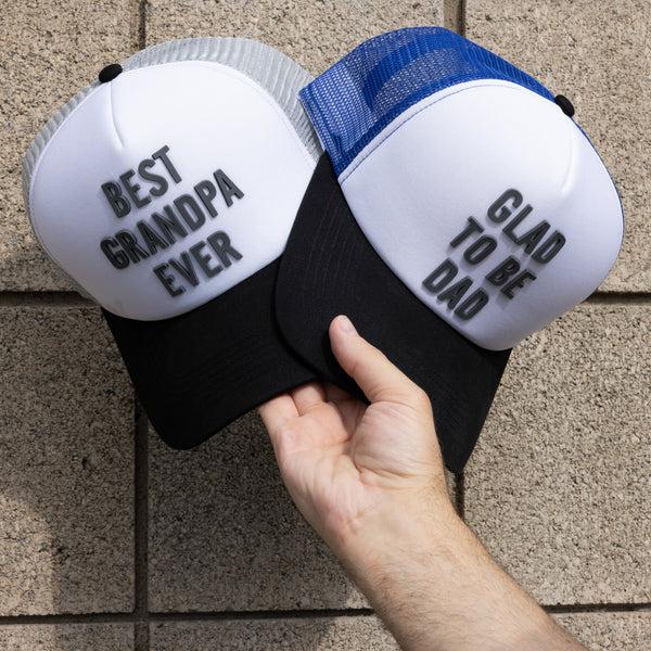 Pavilion Gift Company Best Grandpa Gray Mesh Adjustable Trucker Hat