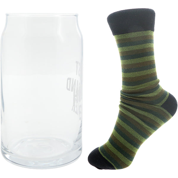 Pavilion Gift Company Best Husband 16 Oz Beer Can Glass And Sock Set
