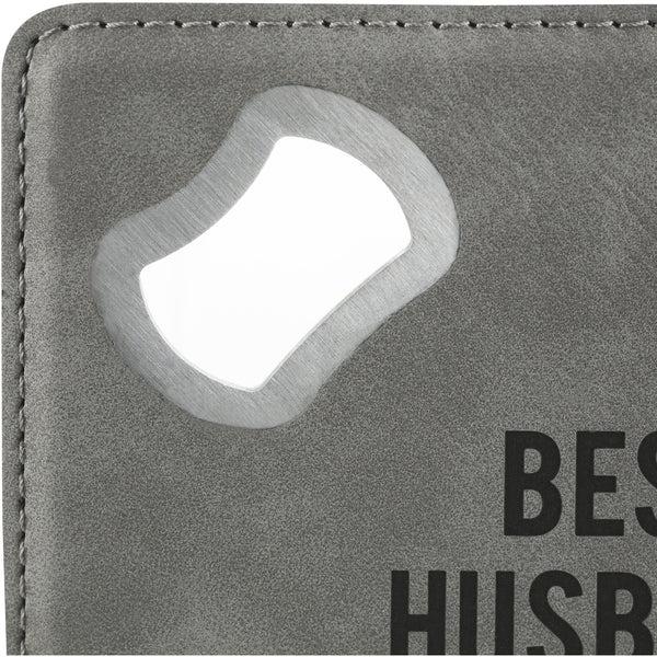 Pavilion Gift Company Best Husband 4" X 4" Bottle Opener Coaster