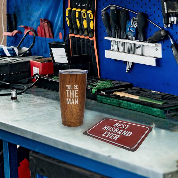 Pavilion Gift Company Best Husband 6" X 4" Tin Plaque