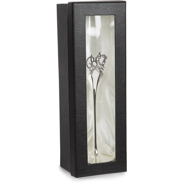 Pavilion Gift Company Best Man 8 Oz Champagne Flute With Zinc Stem