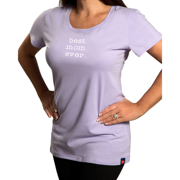 pavilion gift company Best Mom Small Purple T-Shirt