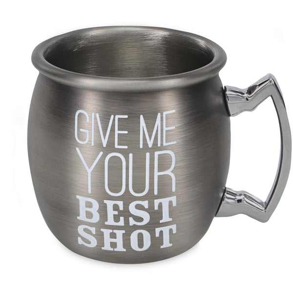 pavilion gift company Best Shot 2 oz Stainless Steel Moscow Mule Shot