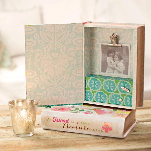 Pavilion Gift Company Best Things In Life 6.5" X 2" X 8.5" Musical Book Box