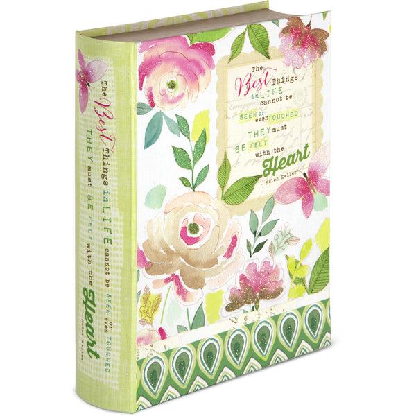 pavilion gift company Best Things in Life 6.5" x 2" x 8.5" Musical Book Box