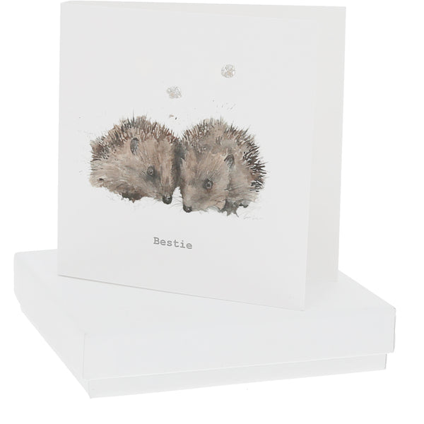 pavilion gift company Bestie 4mm Sterling Silver Cubic Zirconia Stud Earrings