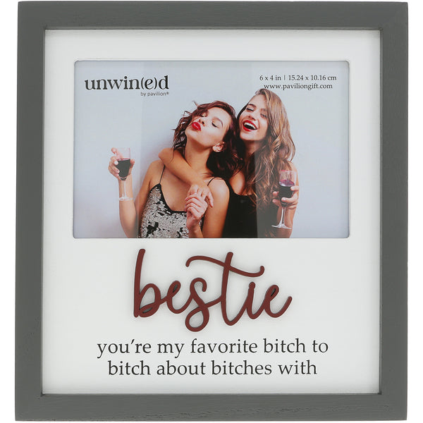 Pavilion Gift Company Bestie 7.75" X 8.25" Frame (Holds 6" X 4" Photo)