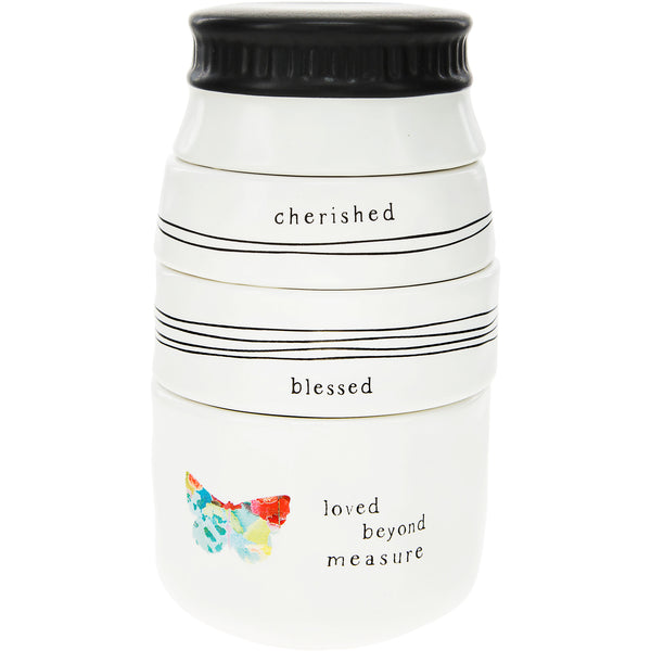 pavilion gift company Beyond Measure 6.5" x 3.5" Stacked Measuring Cups