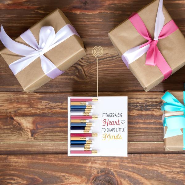 Pavilion Gift Company Big Heart 5" MDF Plaque With Photo Clip