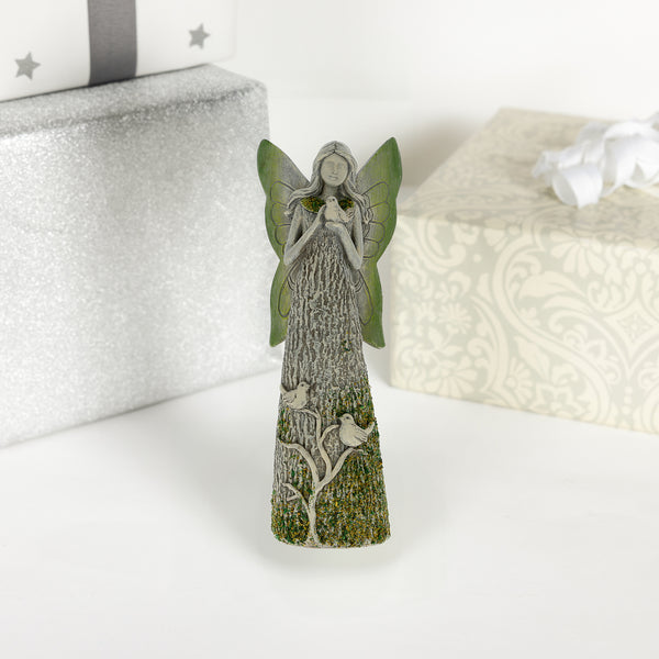Pavilion Gift Company Birds 8.75" Angel Holding Birds