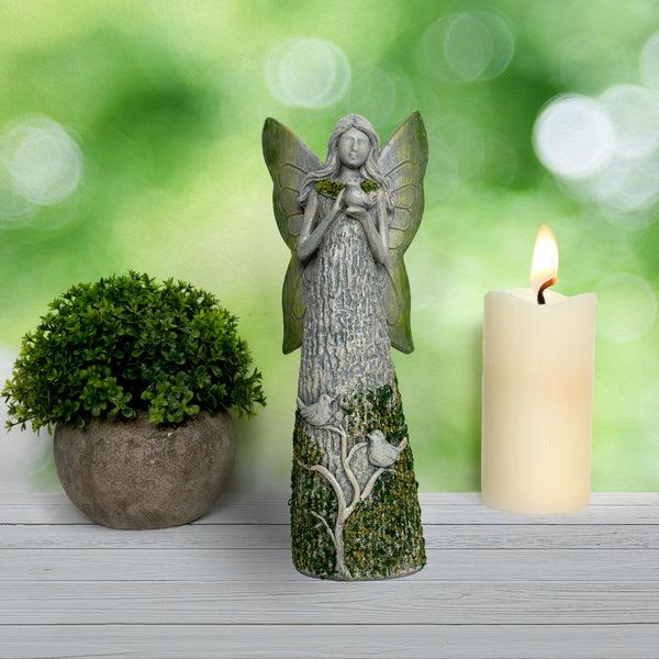 Pavilion Gift Company Birds 8.75" Angel Holding Birds