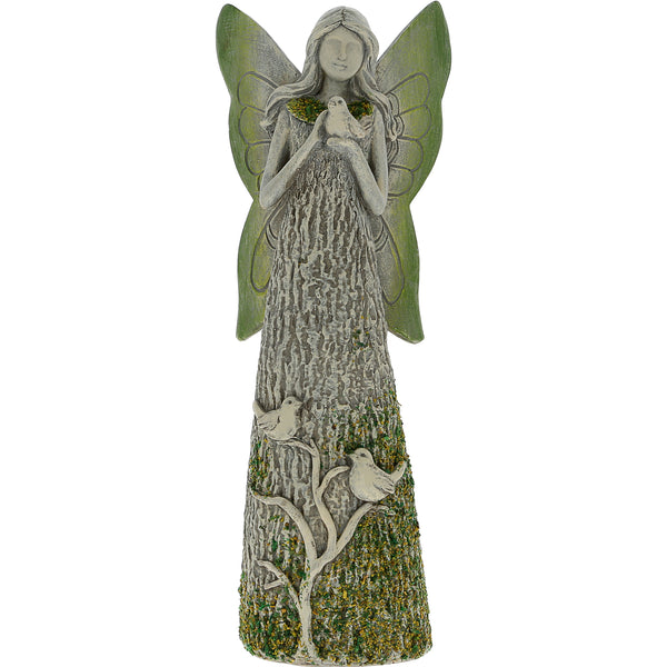 pavilion gift company Birds 8.75" Angel holding Birds