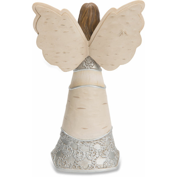 Pavilion Gift Company Birthday Blessings 6" Angel Holding Tulips