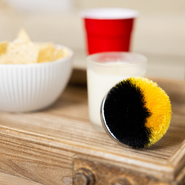 Pavilion Gift Company Black & Yellow 2.75" Pom Pom Lid