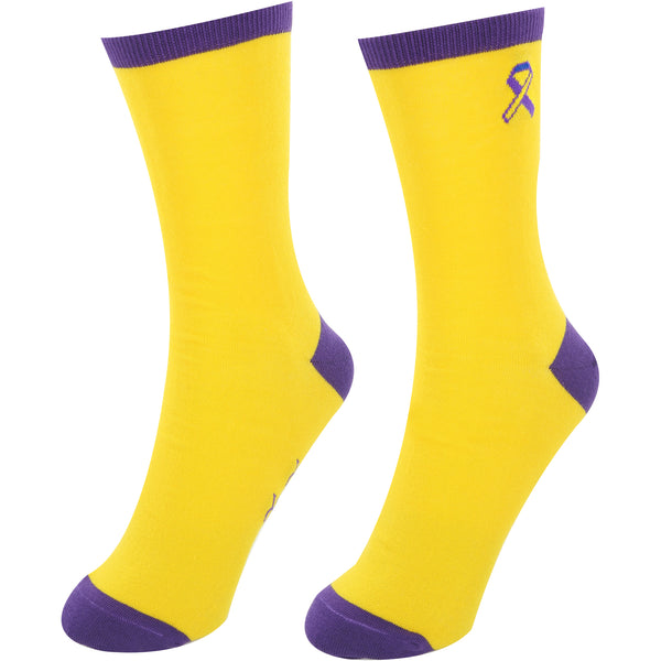 Pavilion Gift Company Bladder Cancer S/M Unisex Sock
