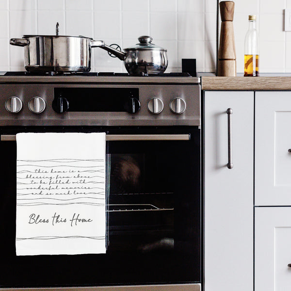 Pavilion Gift Company Bless This Home 100% Cotton Tea Towel
