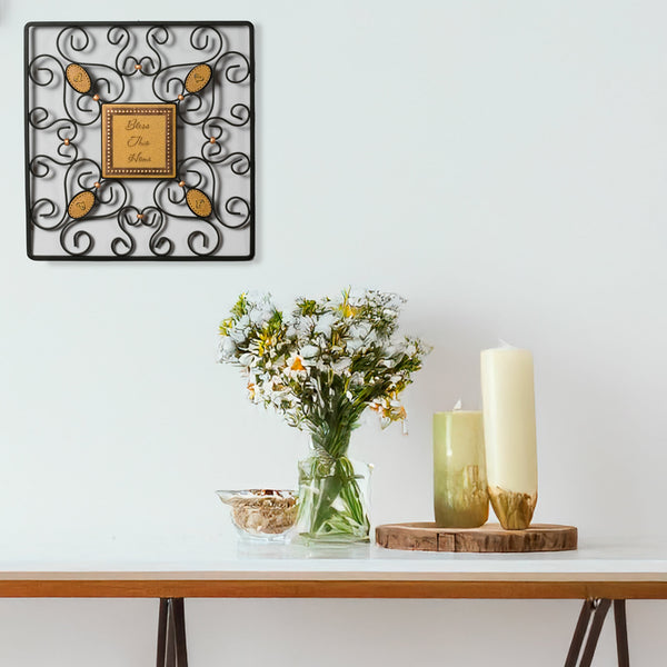 Pavilion Gift Company Bless This Home 12" X 12" Square Wall Hanging
