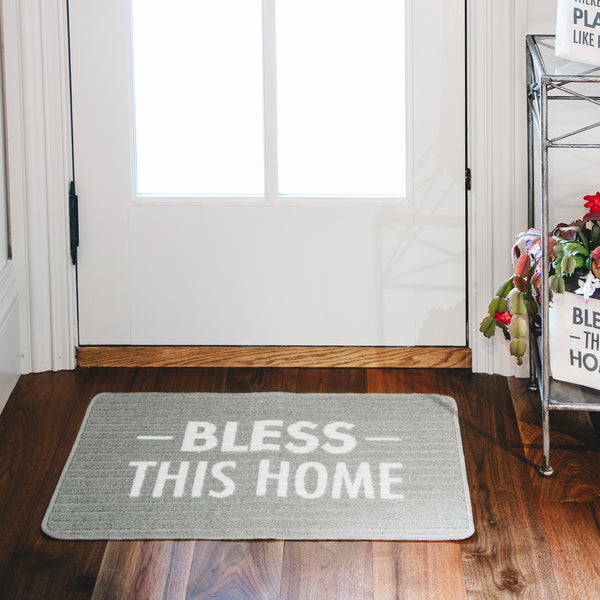 Pavilion Gift Company Bless This Home 27.5" X 17.75" Floor Mat