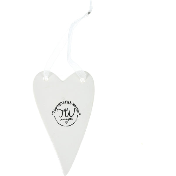 Pavilion Gift Company Bless This Home 4" Hanging Heart Plaque