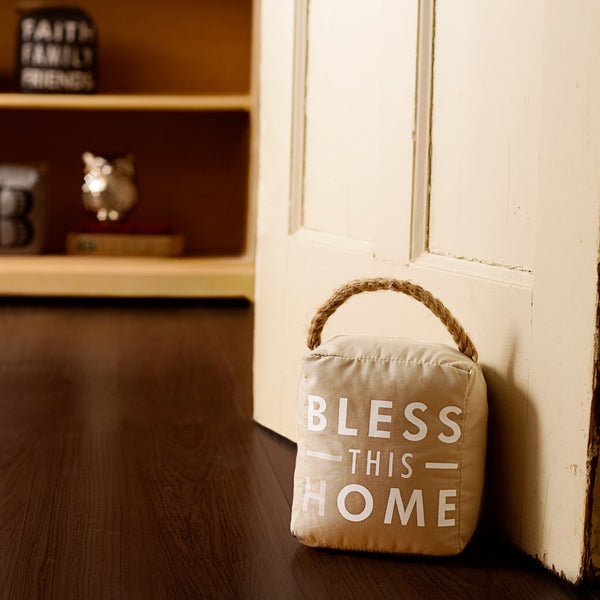 Pavilion Gift Company Bless This Home 5" X 6" Door Stopper