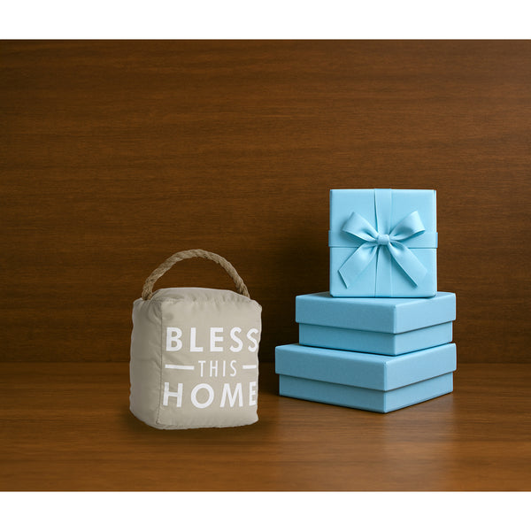Pavilion Gift Company Bless This Home 5" X 6" Door Stopper