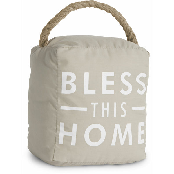 pavilion gift company Bless This Home 5" x 6" Door Stopper