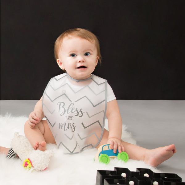 Pavilion Gift Company Bless This Mess Waterproof Bib