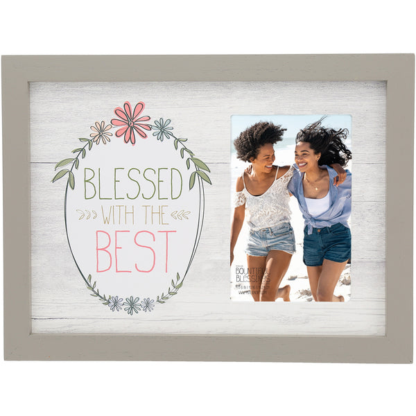 pavilion gift company Blessed 12" x 9" MDF Frame (Holds 4" x 6" Photo)