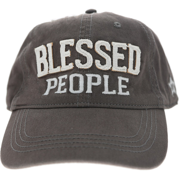 pavilion gift company Blessed Dark Gray Adjustable Hat