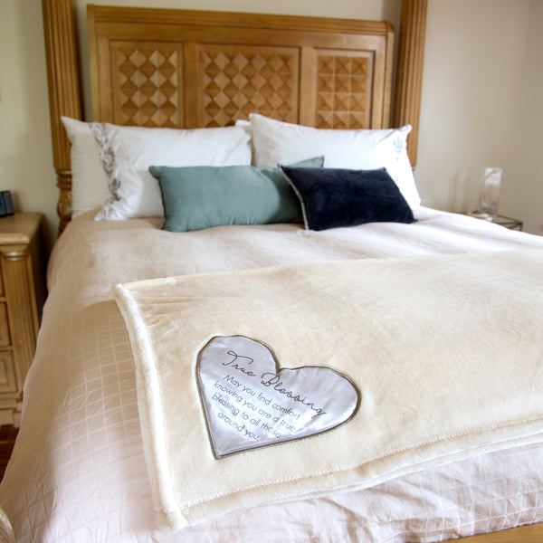 Pavilion Gift Company Blessing 50" X 60" Royal Plush Blanket