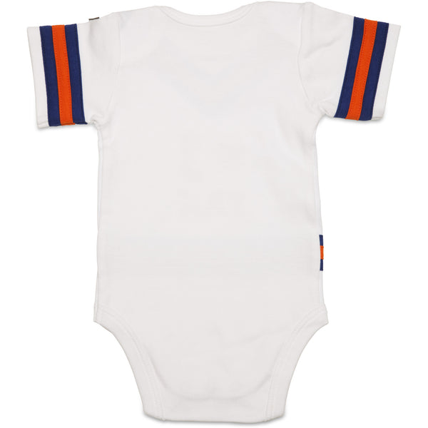 Pavilion Gift Company Blue & Orange 0-6 Months Infant Onesie