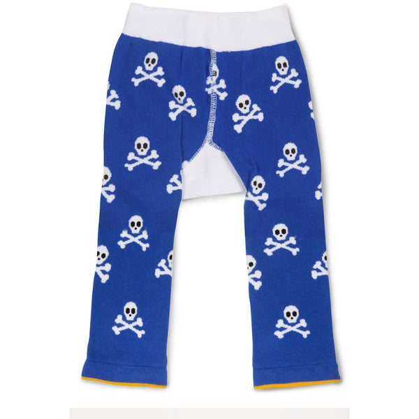 Pavilion Gift Company Blue Pirate Parrot 6-12 Months Baby Leggings